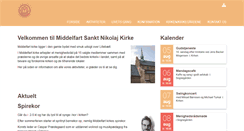 Desktop Screenshot of middelfartkirke.dk