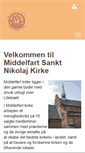 Mobile Screenshot of middelfartkirke.dk